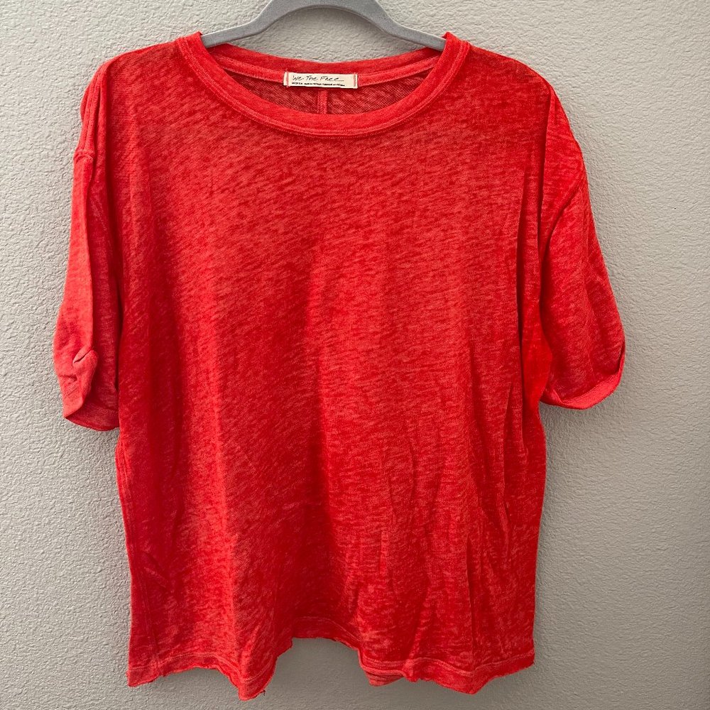 Free People - Orange We The Free Top